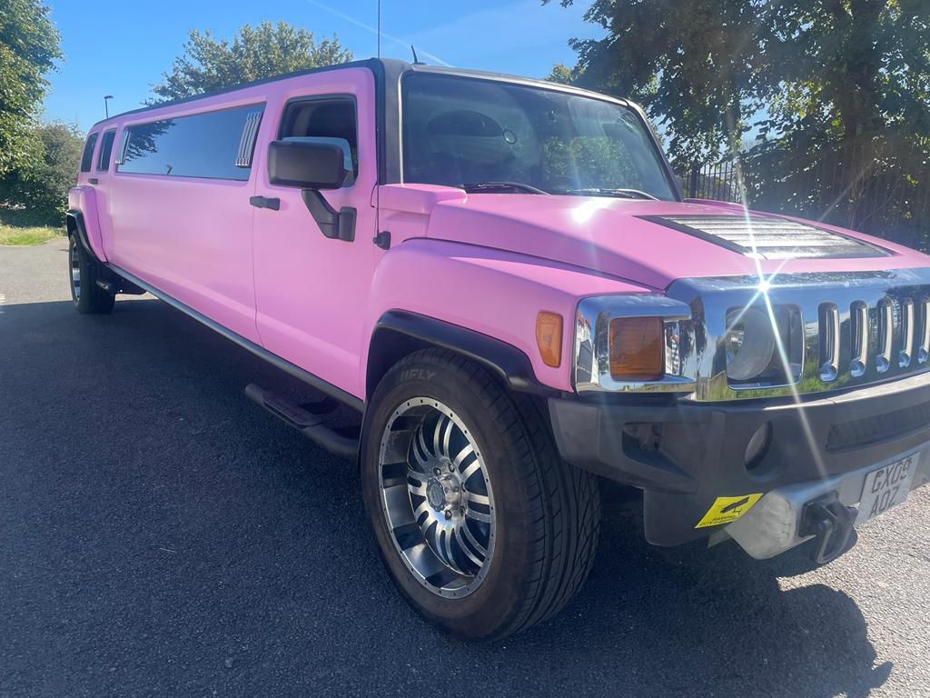 pink stretch limo